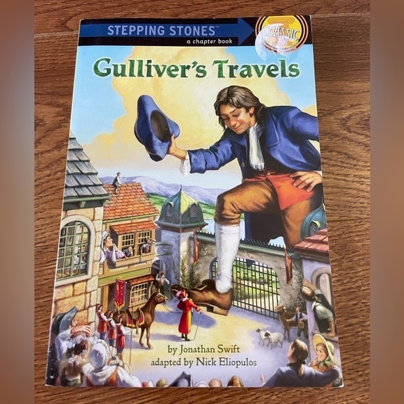 Classic Stepping Stones: Gulliver’s travels by: Jonathan Swift paperback book - Picture 1 of 4